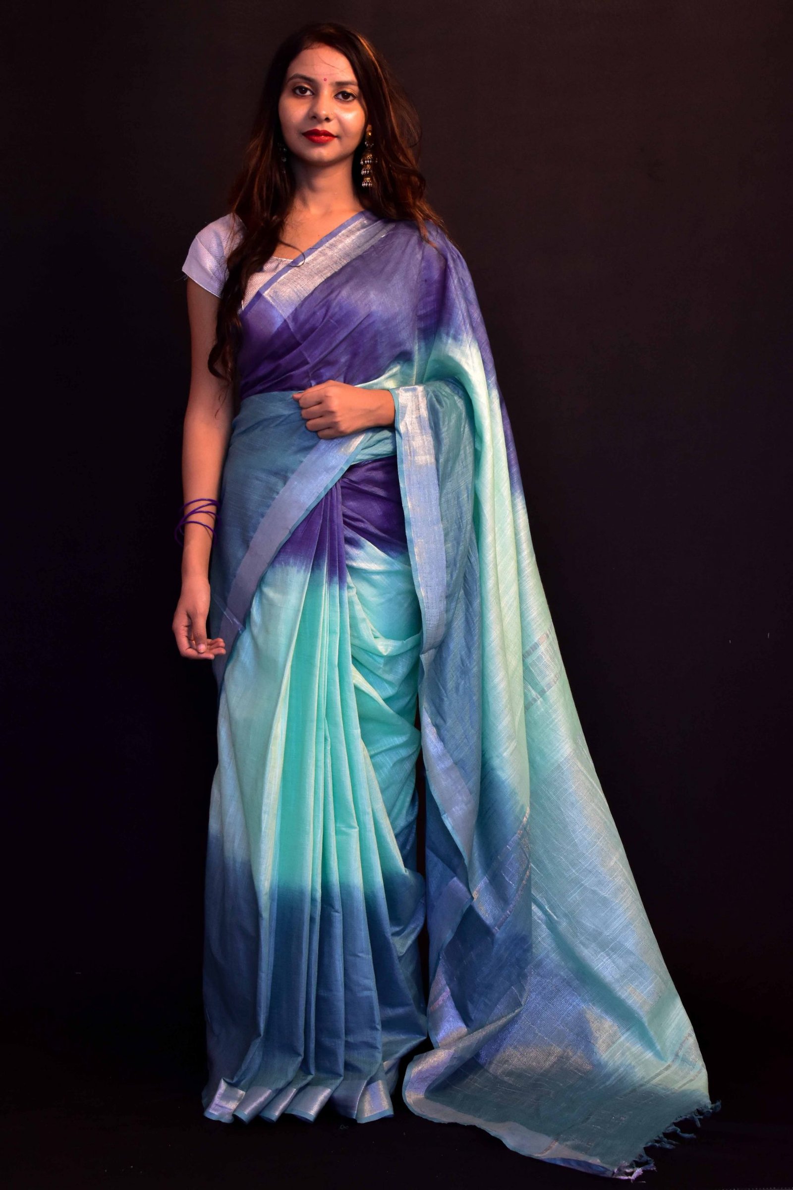 Neelghar Latest Beautiful Tie dye Saree for Women