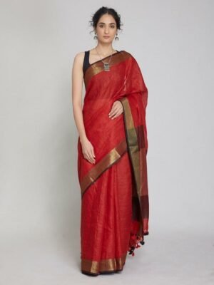 Jute Sarees - Gicha Saree Online - Pure Jute Crafts – BharatSthali